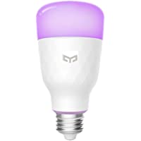Bombilla Wifi Yeelight 1S- 16 millones de colores Music Sync E27 8.5W RGB regulable 800lm Luz blanca Compatible con…